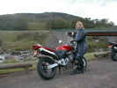 Me, the Hornet and my Tigger Crowtrees at the river in Glen Clova