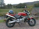 The Hornet and my KR JR Arai at Glen Clova